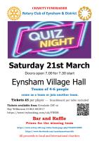 Poster for Quiz evening